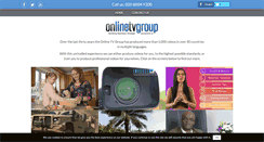 Desktop Screenshot of onlinetvgroup.com